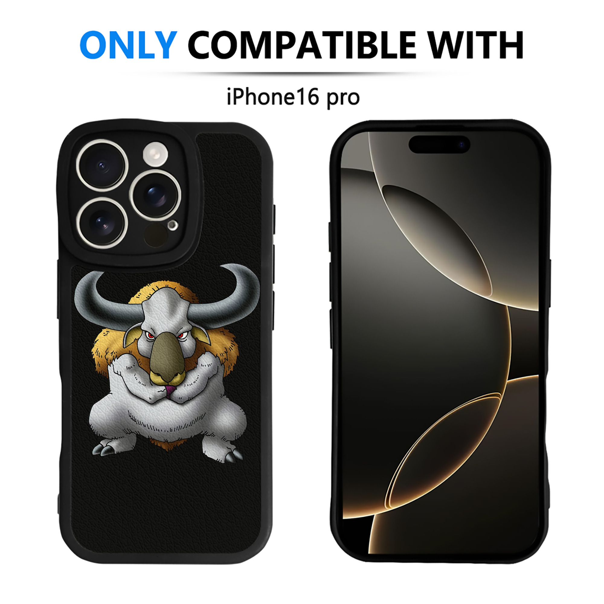 （画像用） ドラゴンクエスト Doragon Kuesuto Dragon Quest 【iPhone 16シリーズ対応】シリコンスマホケース（レザー調） 材質：シリコン